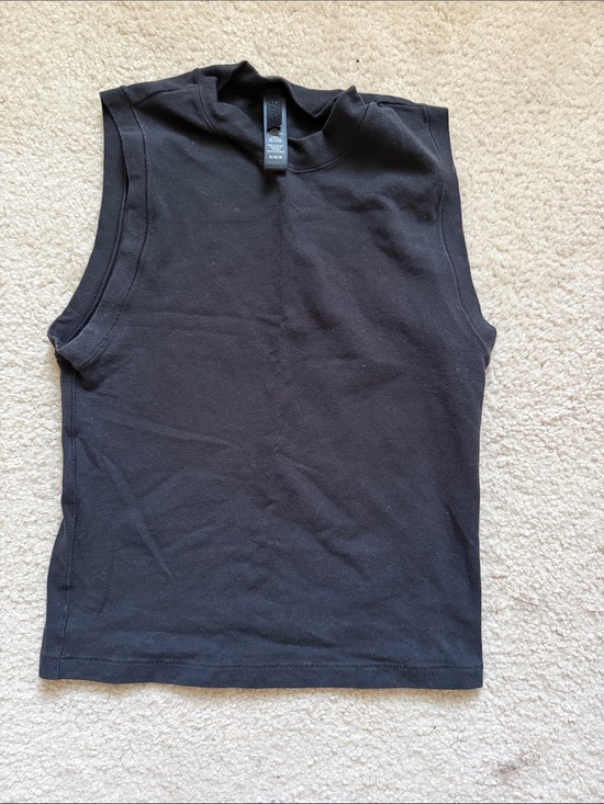 SKIMS Tops - SKIMS Black Mock Neck Tank